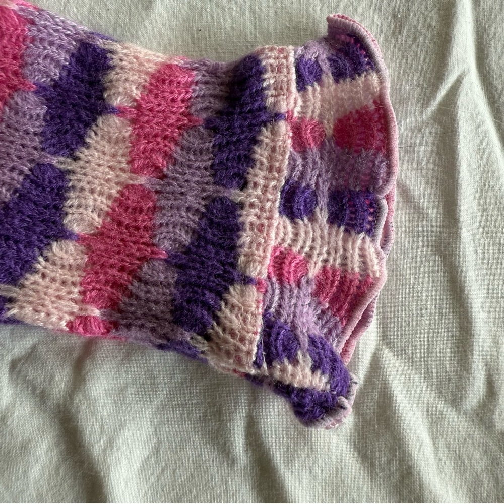 Little Lass Pink & Purple 3 Pc Kids Matching Jeans Set Cami Cardigan Size 24 Mo - Picture 6 of 16